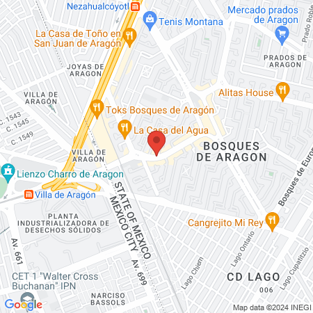 Consultorio Dental Bosques de Aragón map