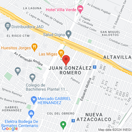 Estética Unisex Yram map