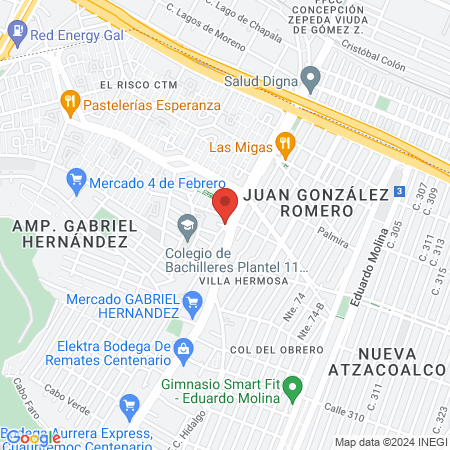 Bela Spa salud & belleza map