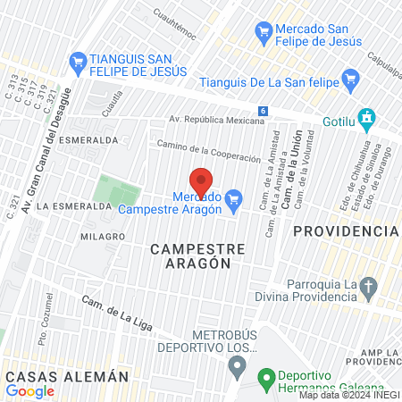 SALON DE BELLEZA VIRGO map