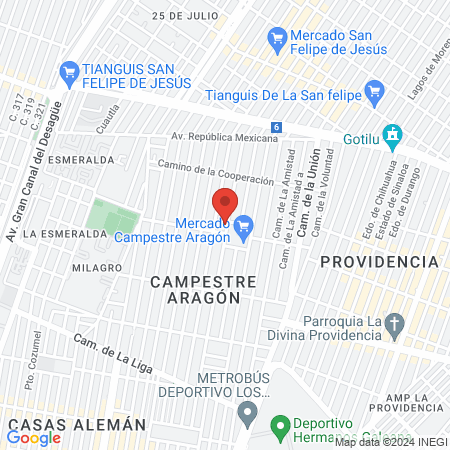 Estética Jetzabel map