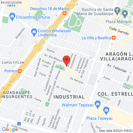 Mr. JL Barber Shop Industrial map