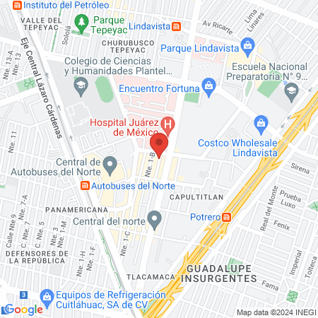 Médico Especialista en Enfermedades del Pulmón map