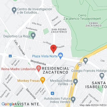 Street barber shop map