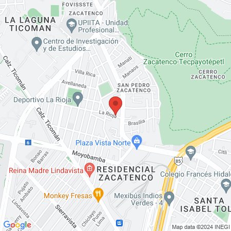 Templo Espiritualista Trinitario Mariano map