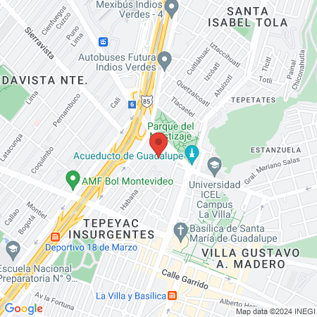 Peluquería y Estetica wapas map