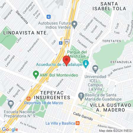Consultorios Médicos de Especialidades map