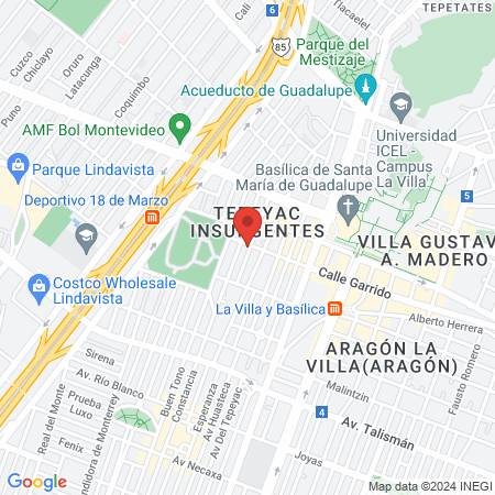 Unidad De Cuidados Veterinarios map