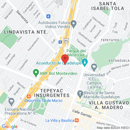 Dra Olga Isabel Ortiz map