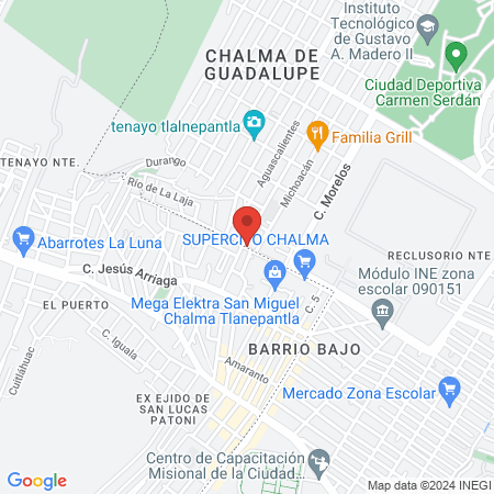 Hector Duran Valenzuela map