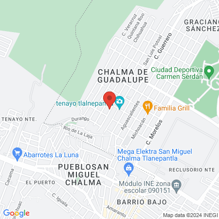 Doctor Rigoberto José Albores Ocampo map