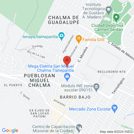 Martinez Cruz Ma Cristina Dra map