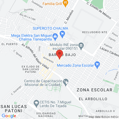 Veterinaria Lassie map