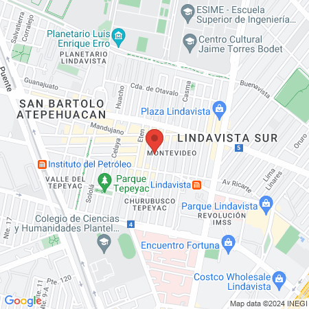 Dra. Luisa Acosta map