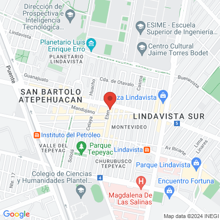 Eternal Beauty - Depilación Láser - Lindavista map