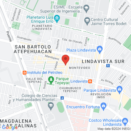 Enigma Fitness Lindavista map