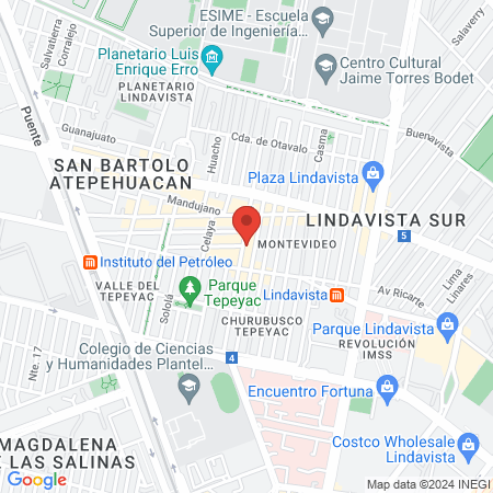 Consultorio dental Ortodoncia map