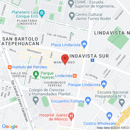 Consultorios dentales del Sector Privado map