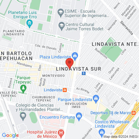 Sonría - Clínicas Dentales - Lindavista map