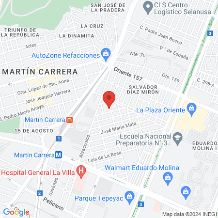 SERVICIO MEDICO GENERAL map