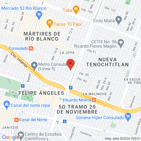 ÍNDIGO 9 Pilates Yoga y Movimiento map