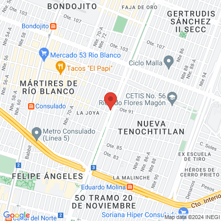 Doctora Rodríguez Elilde Ivonne map