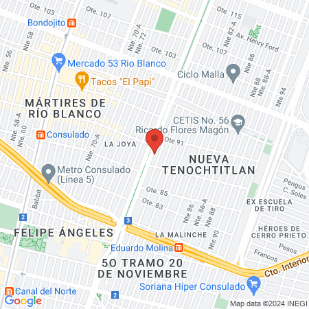 Clínica San Carlos traumatologia y ortopedia map