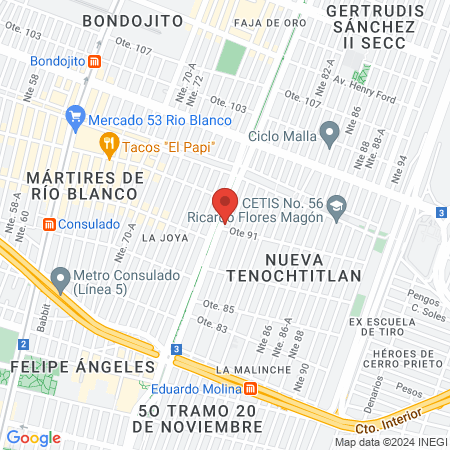 Urólogo CEDEMEDI map