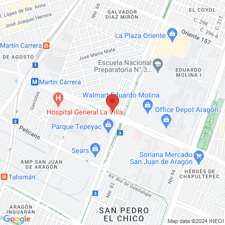 Podologia San Juan map