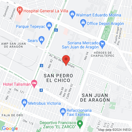 Clinica Chiapas Sa De Cv map