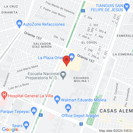 Quiropedia y Pedicuro Plaza II map