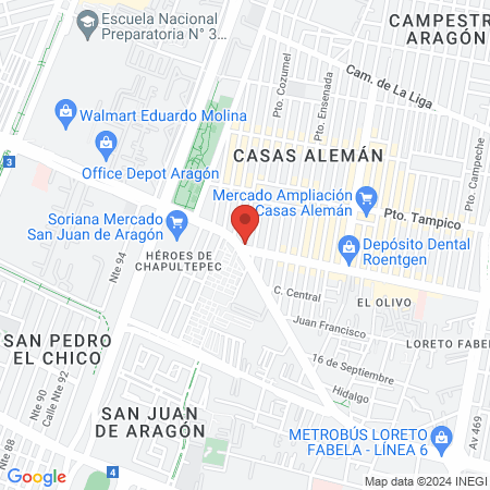 Unidad Medica Y Colposcopica map