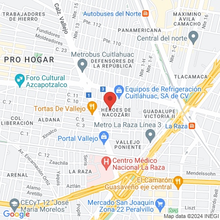 Consultorios de Medicina General del Sector Privado map