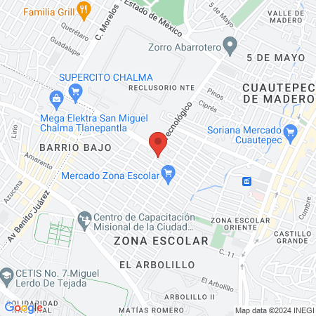 Podólogos Tecnológico map