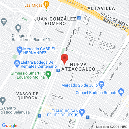 The Old SchoolHairdressing map