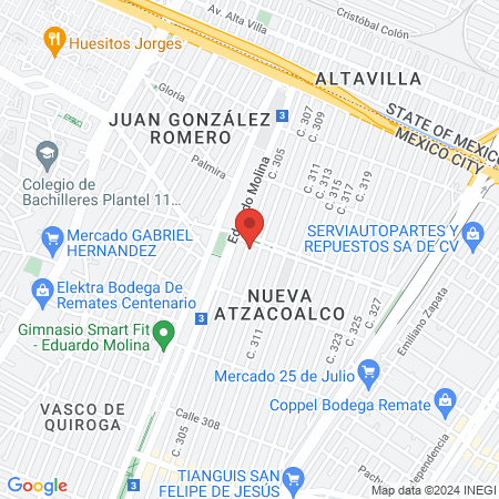 Barbería Miguel Uribe map