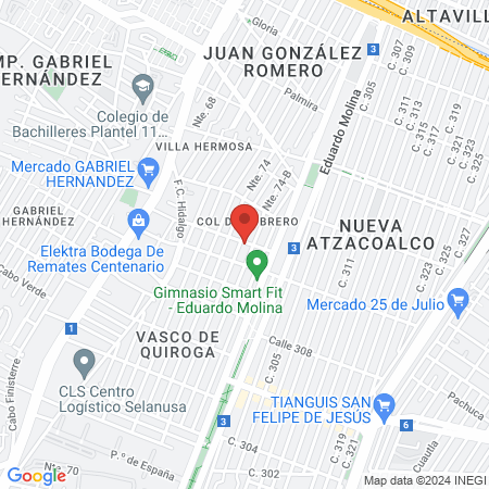 CONSULTORIO ODONTOLOGICO map