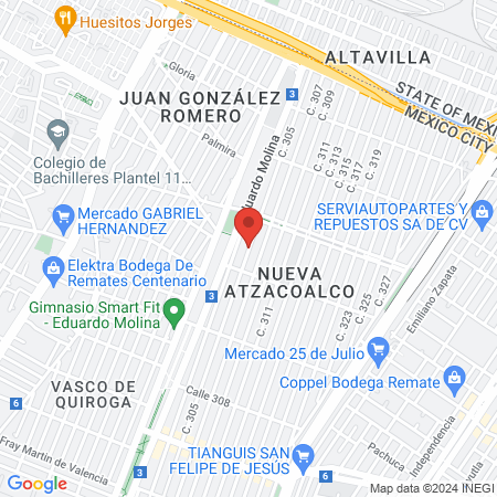 CONSULTORIO DENTAL "S.D" map