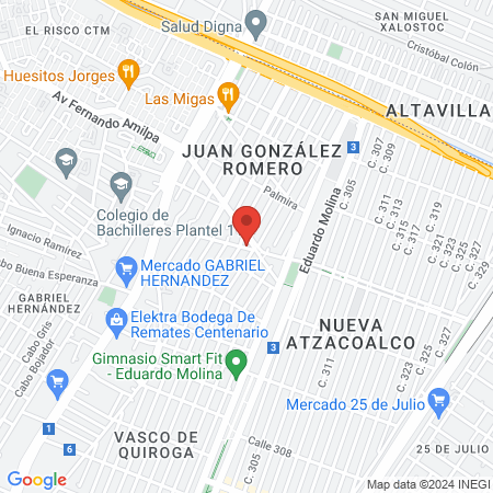 CONSULTORIO MEDICO map