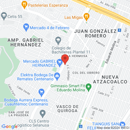 Aguilar Angeles Daniel Dr map