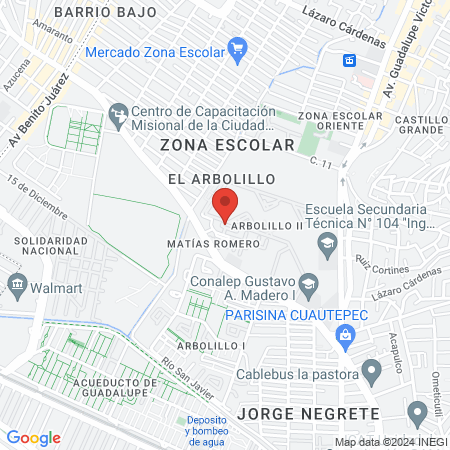 Veterinario nocturno map