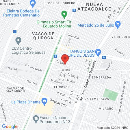 ESTETICA NEW LOOK map