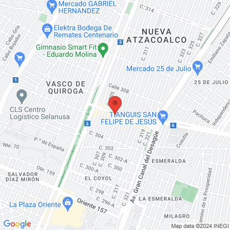 Consultorio Dental 306 map