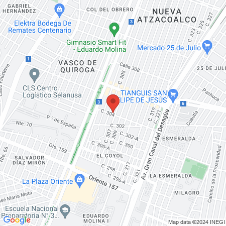 HOSPITAL VETERINARIO MAYAN PETS map