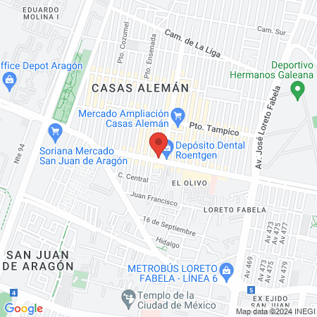 Estética Unisex D' Carlos map