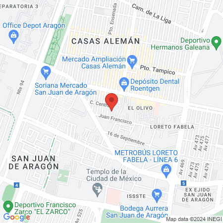 Consultorio Dental Vident map