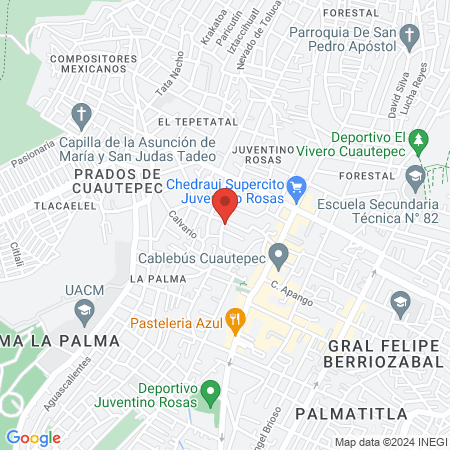 Pestañas Alejandra spa map