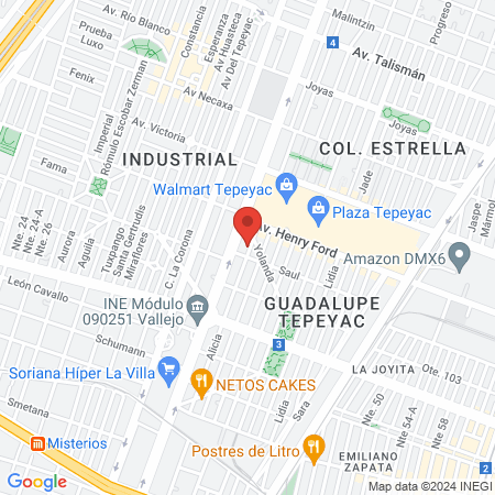 CÁMARA HIPERBÁRICA CDMX map