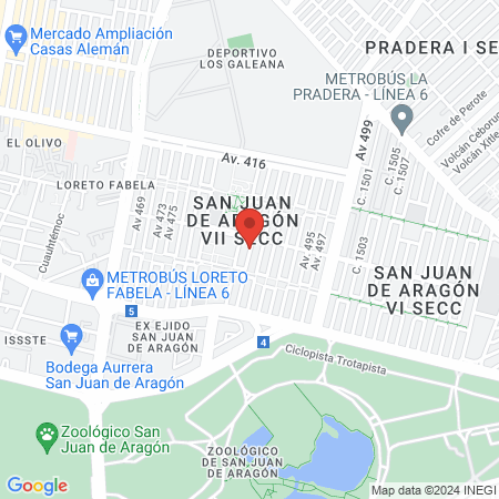 Dental Aragon Ortodoncia map