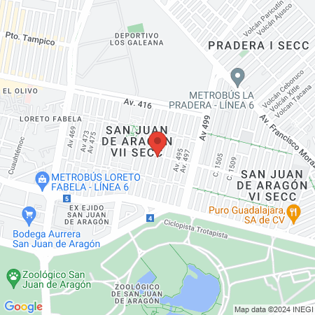 Consultorio medico alfarero map